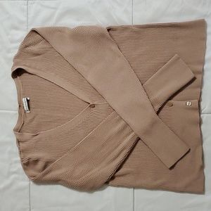 Abercrombie & Fitch Ribbed, Buttoned Cardigan